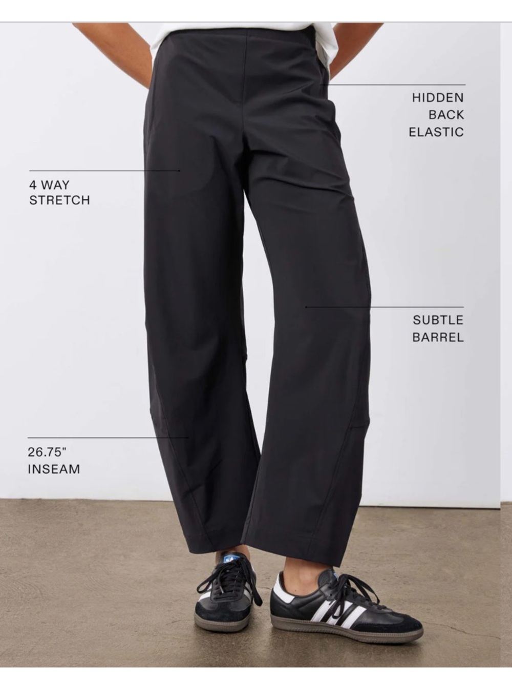 NWT Ruti Black On The Loose  Work Pant - Picture 2 of 11